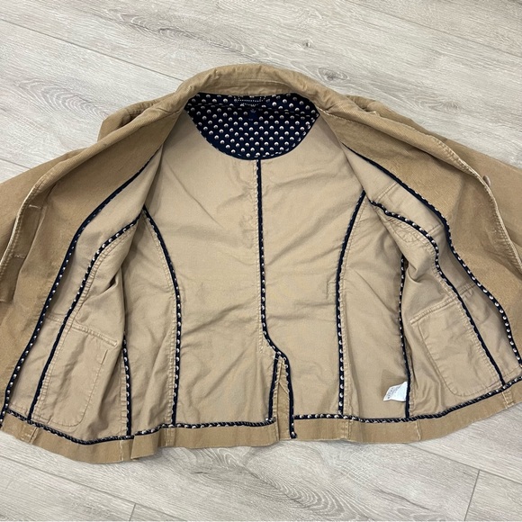 Lands End Jacket Blazer 14 Brown Corduroy Suit Sport Coat Riding - Picture 2 of 9